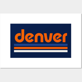 Retro Denver Stripes Posters and Art